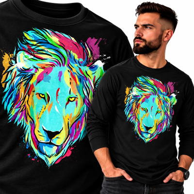 LONGSLEEVE ZWIERZĘTA   LEW 2